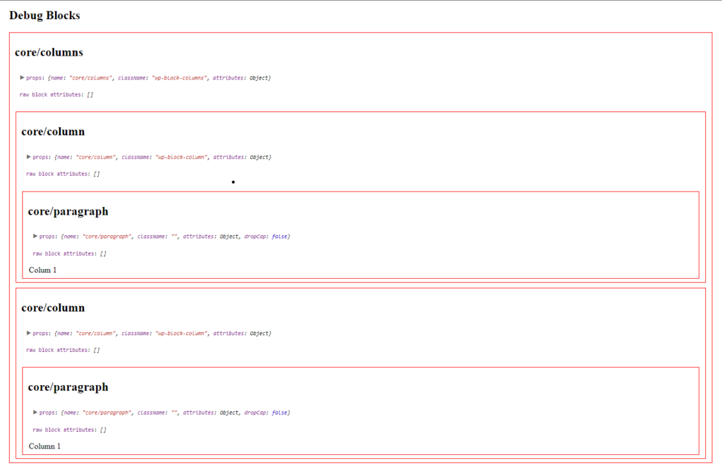 Debug Blocks
